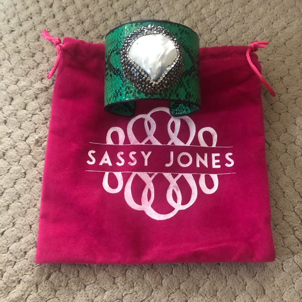 Sassy Jones Green Tizani cuff